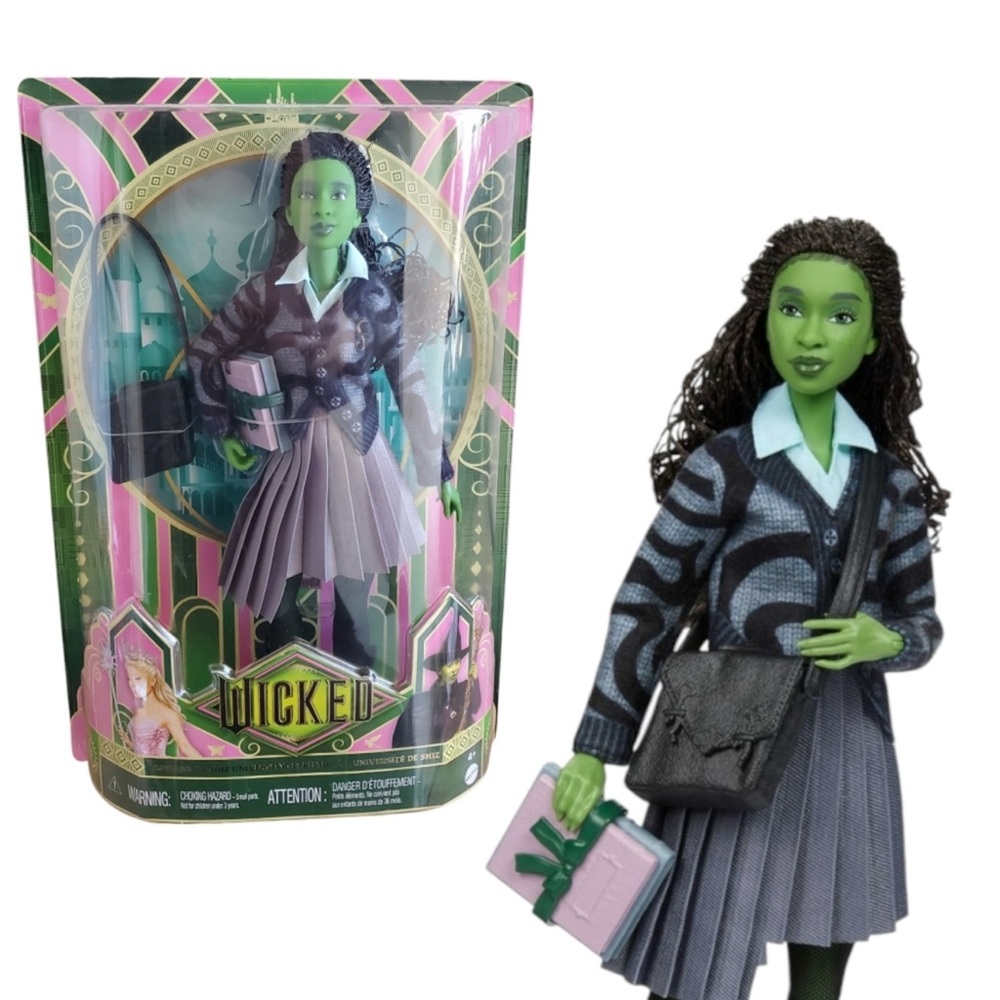 Wicked Elphaba At Shiz University Doll With Accessories Mattel 2024 URL Misprint